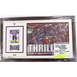 KRIS RUSSELL GUARANTEED AUTHENTIC AUTOGRAPH FRAMED