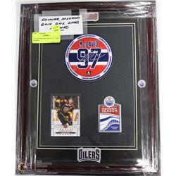 CONNOR MCDAVID 2014 O.H.L CARD FRAMED