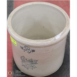WESTERN STONEWARE 3 GALLON CROCK
