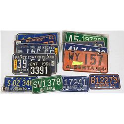 LARGE COLLECTION OF ESTATE LICENSE PLATES