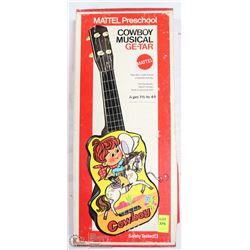 VINTAGE MATTEL COWBOY MUSICAL GE-TAR