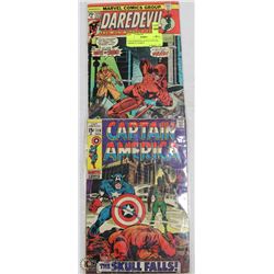 #124 DAREDEVIL & #119 CAPTAIN AMERICA COMICS