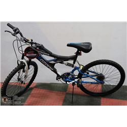 NEW BLUE ULTRA SHOCK 24" FULL SUSPENSION ,21