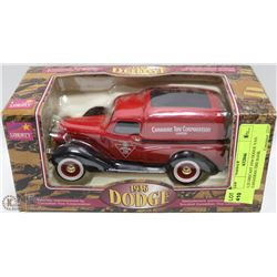 1:25 DIECAST 1936 DODGE VAN CANADIAN TIRE BANK