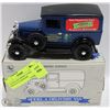 Image 1 : 1:25 DIE CAST MODEL A VAN WRIGLEYS GUM BANK