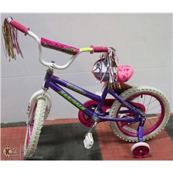 NEW 16" OZONE GIRLS CHEERLEADER BIKE