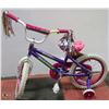 Image 1 : NEW 16" OZONE GIRLS CHEERLEADER BIKE