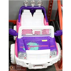 NEW BARBIE HUMMER 12 VOLT POWER WHEELS  WITH