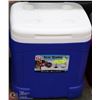 Image 1 : IGLOO BIG ICE CUBE WHEELED COOLER ,HOLDS 90 CANS,