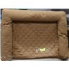 Image 1 : MEDIUM LT BROWN ORTHOPEDIC SOFA PET BED