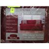 Image 1 : CAMBRIA COLLECTION ,STRETCH SLIP COVER SOFA ,90"