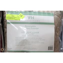 WEXLEY HOME REVERSIBLE LOVE SEAT COVER,92" BY 75"