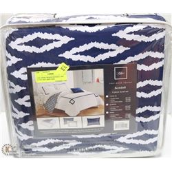 CHIC HOME DESIGN KENDELL 4PC DUVET SET ,KING SIZE
