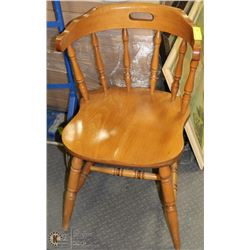 WOOD ARMCHAIR