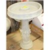 Image 1 : CONCRETE 2 PIECE MUSHROOM BIRDBATH 16"X23"