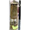 Image 1 : RARE VINTAGE MINERS BRASS OIL LANTERN