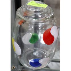 VINTAGE HAND PAINTED COOKIE JAR