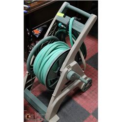 ROLL UP GARDEN HOSE W/ CART