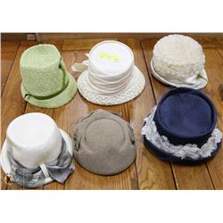 COLLECTION OF VINTAGE LADIES HATS