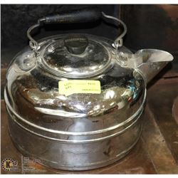 VINTAGE ESTATE TECOWARE ST STEEL TEA KETTLE