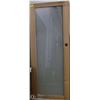 Image 1 : INTERIOR DOOR  30" X 76" WITH GLASS INSERT