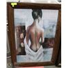 Image 1 : DRAPED NUDE FRAMED PRINT 30 X 42