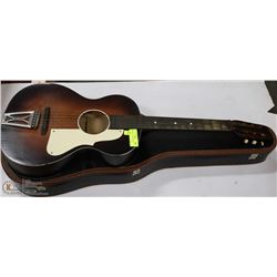 VINTAGE ACOUSTIC GUITAR WITH CASE
