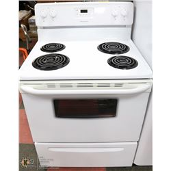 FRIGIDAIRE 4 BURNER STOVE 30"