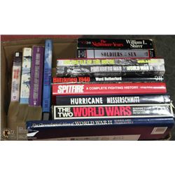 FLAT OF ASSORTED WORLD WAR BOOKS