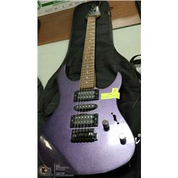 PURPLE YAMAHA ELECTRIC GUITAR W/ SOFT CASE