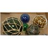 Image 1 : HAND BLOWN FISHNET BUOYS