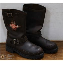 HARLEY DAVIDSON LEATHER BOOTS SIZE 8