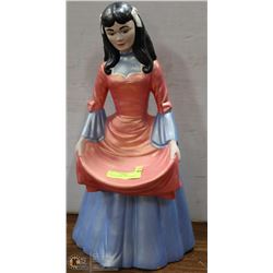 LARGE CERAMIC GIRL FIGURINE
