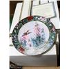 Image 1 : LOT OF 8 LENA LIU HAND PAINTED COLLECTOR PLATES -