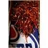 Image 1 : EDMONTON OILERS 2FTX3FT FLAG AND ORANGE POM POM