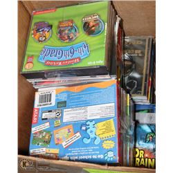BOX OF 40 ASSORTED COMPUTERS GAMES