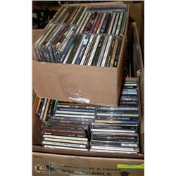 LARGE BOX OF MUSIC CDS OVER 200
