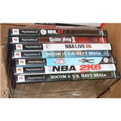 BUNDLE OF 10 PLAYSTATION 2 GAMES