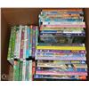 Image 1 : BOX OF 60 KIDS MOVIES