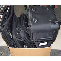 LOT OF 2 PGA TOUR PARTNERS CLUB CANVAS TRAVEL BAGS