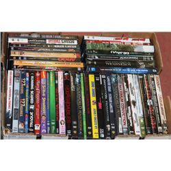 FLAT OF 45 DVDS