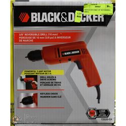 NEW IN BOX B&D 3/8" REVERSIBLE DRILL