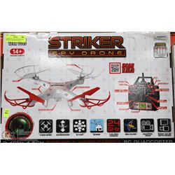 STRIKER SPY DRONE WITH EXTRA MEMORY CARD & BATTERY