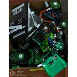 FLAT OF TEENAGE MUTANT NINJA TURTLES TOYS INCL