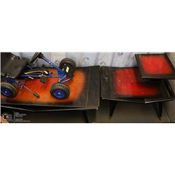 VINTAGE 3 PC VINTAGE COFFEE TABLE SET***