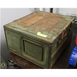 MILITARY STEEL BOX 20"X17"X10"