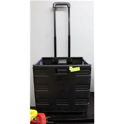 LARGE FOLD AWAY CART WITH WHEELS AND