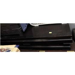 2 LARGE WOOD SHELVES