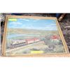Image 1 : PEACE RIVER RAILROAD PICTURE FRAMED