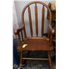 Image 1 : VINTAGE KIDS WOOD ROCKING CHAIR